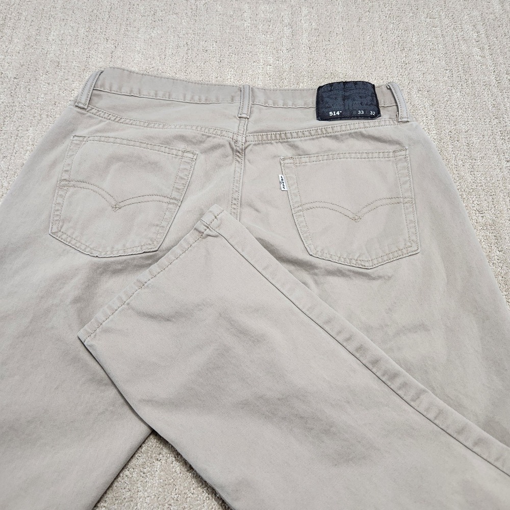 Levis 514 Jeans Mens 32x32 *READ Straight  Leg Garmet Dyed Denim Brown Slim Fit